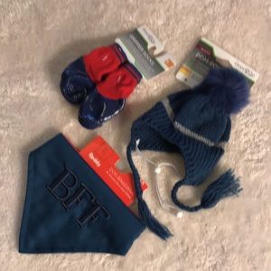 Navy Dog Trio Set